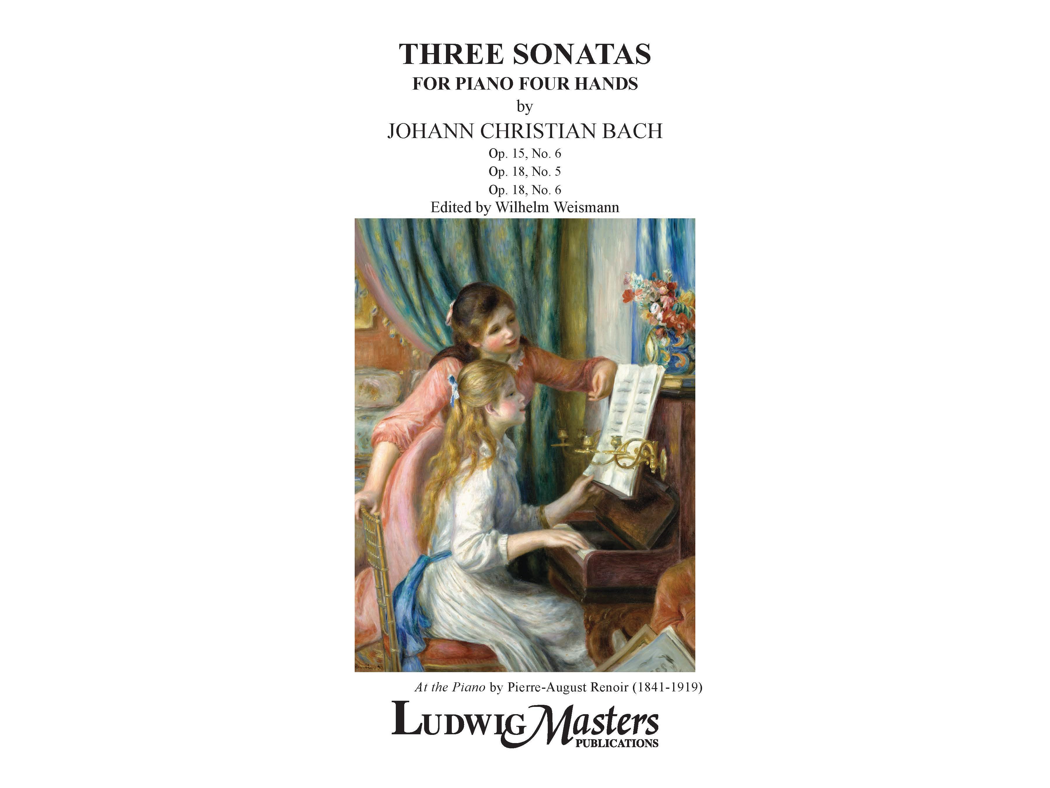 Three (3) Sonatas for Keyboard Four Hands Cover Image