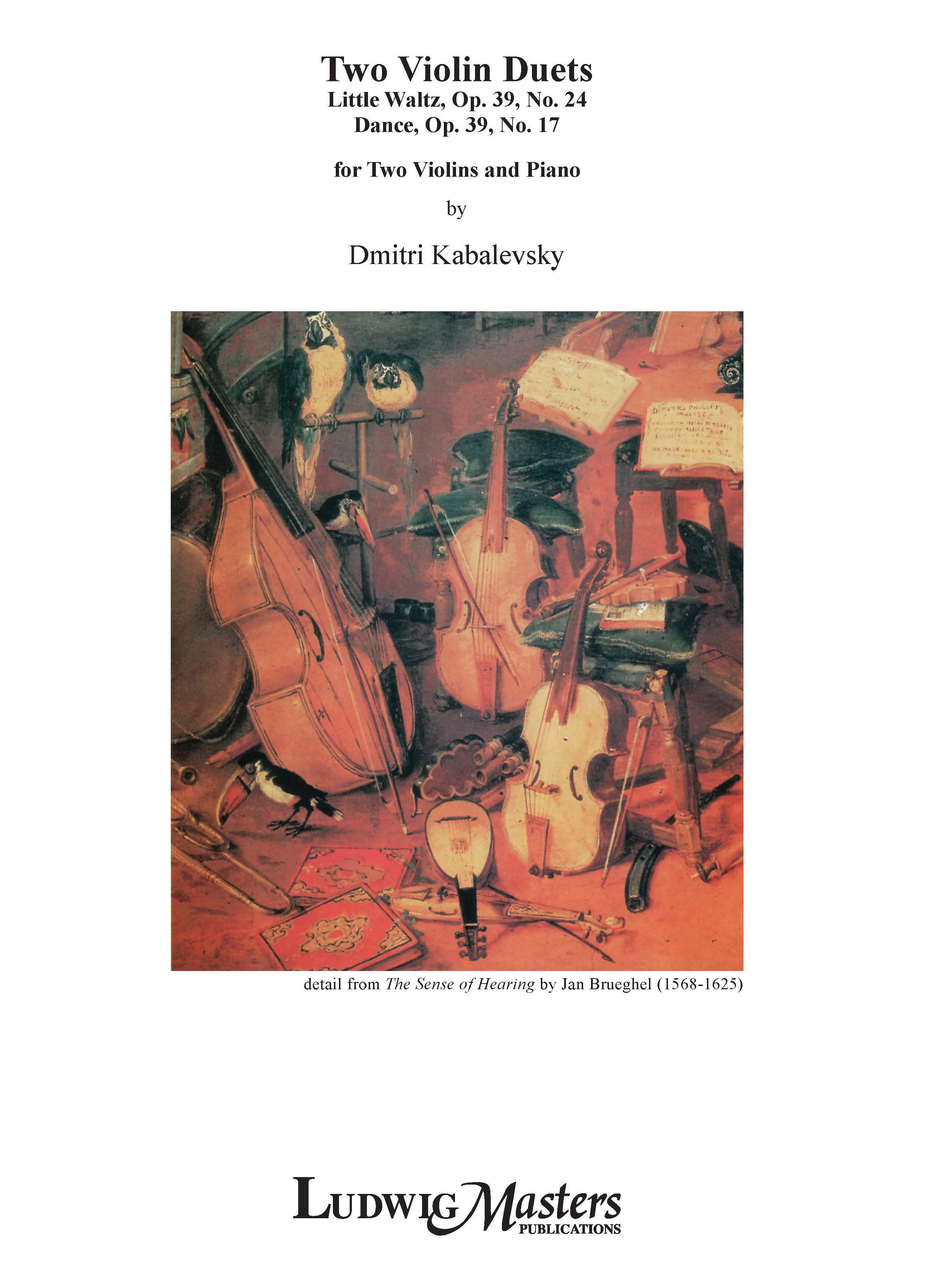 Two Violin Duets (from Op. 39) Cover Image