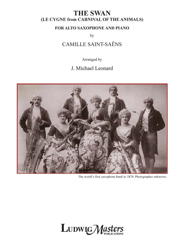 Carnival of the Animals, The (Le Carnaval des Animaux), No. 13: The Swan (Le Cygne) Cover Image