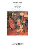 Romantic Pieces (4), Op. 75/B. 150 Cover Image