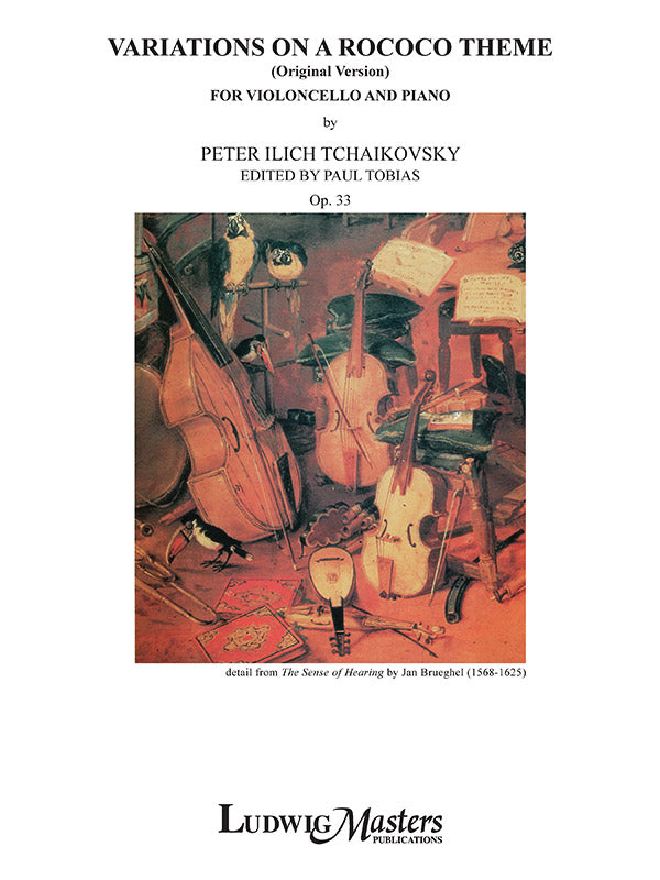 Variations on a Rococo Theme, Op. 33 (Original version) Cover Image