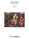 Three Songs, Op. 12 Cover Image