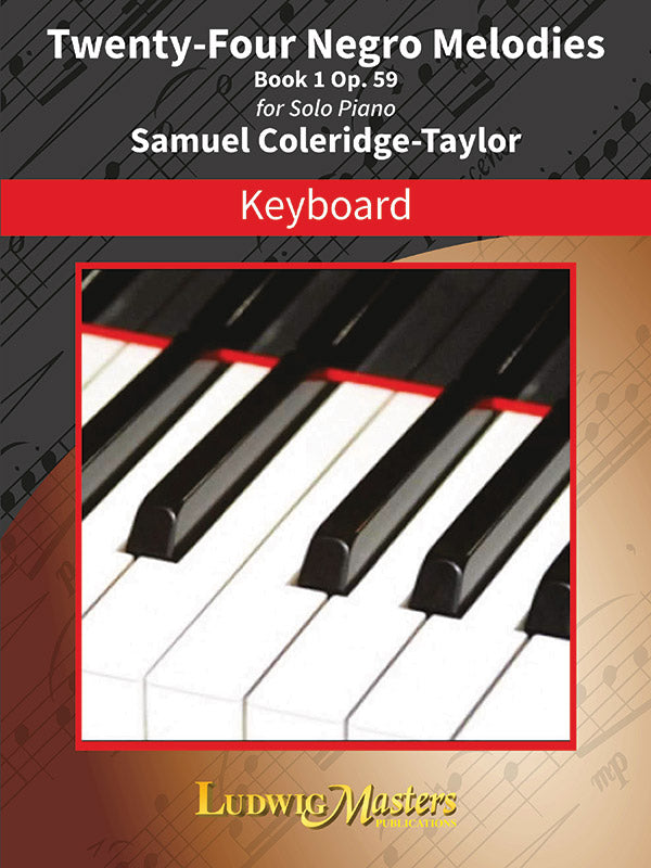 24 Negro Melodies, Op. 59, Bk. 1 Cover Image