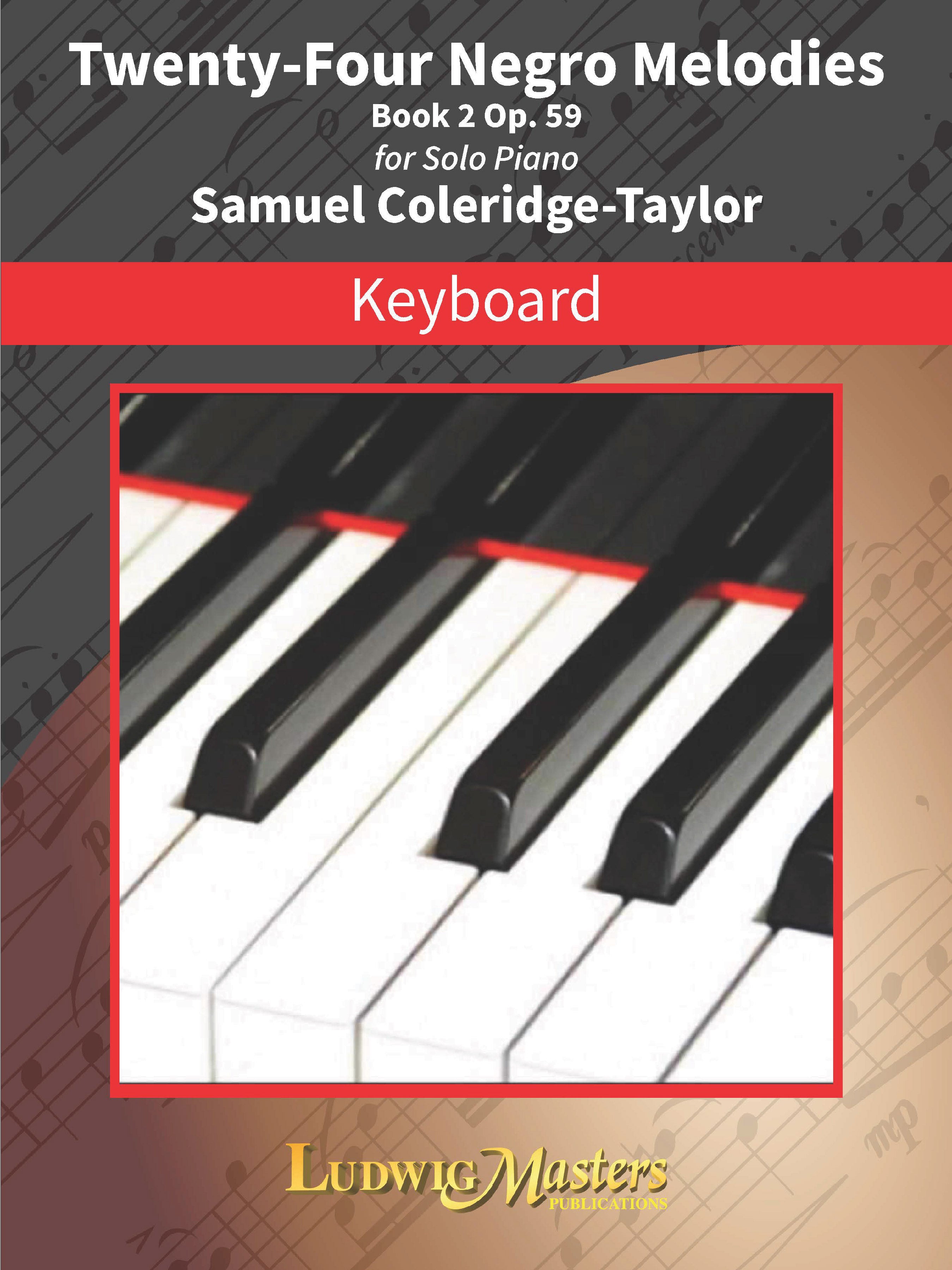 24 Negro Melodies, Op. 59, Bk. 2 Cover Image