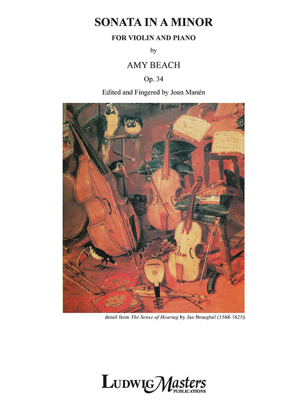 Sonata in A minor for Violin and Piano, Op. 34 Cover Image