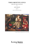 Three Browning Songs for Low Voice, Op. 44 Cover Image
