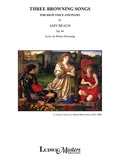 Three Browning Songs for High Voice, Op. 44 Cover Image