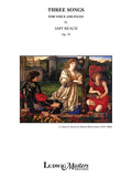 Three Songs, Op. 19 Cover Image