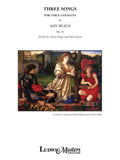 Three Songs, Op. 21 Cover Image