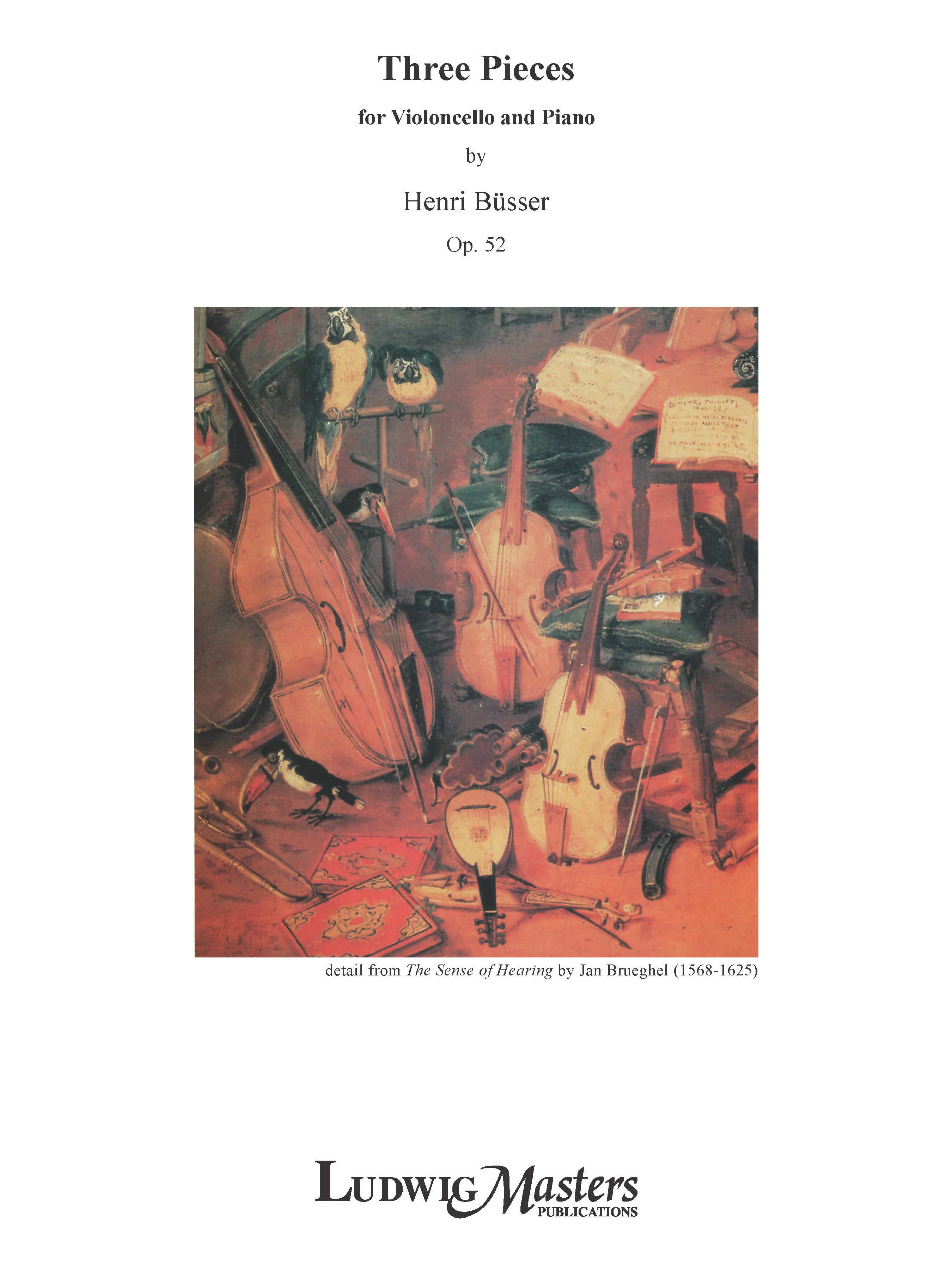 Three Pieces, Op. 52 Cover Image