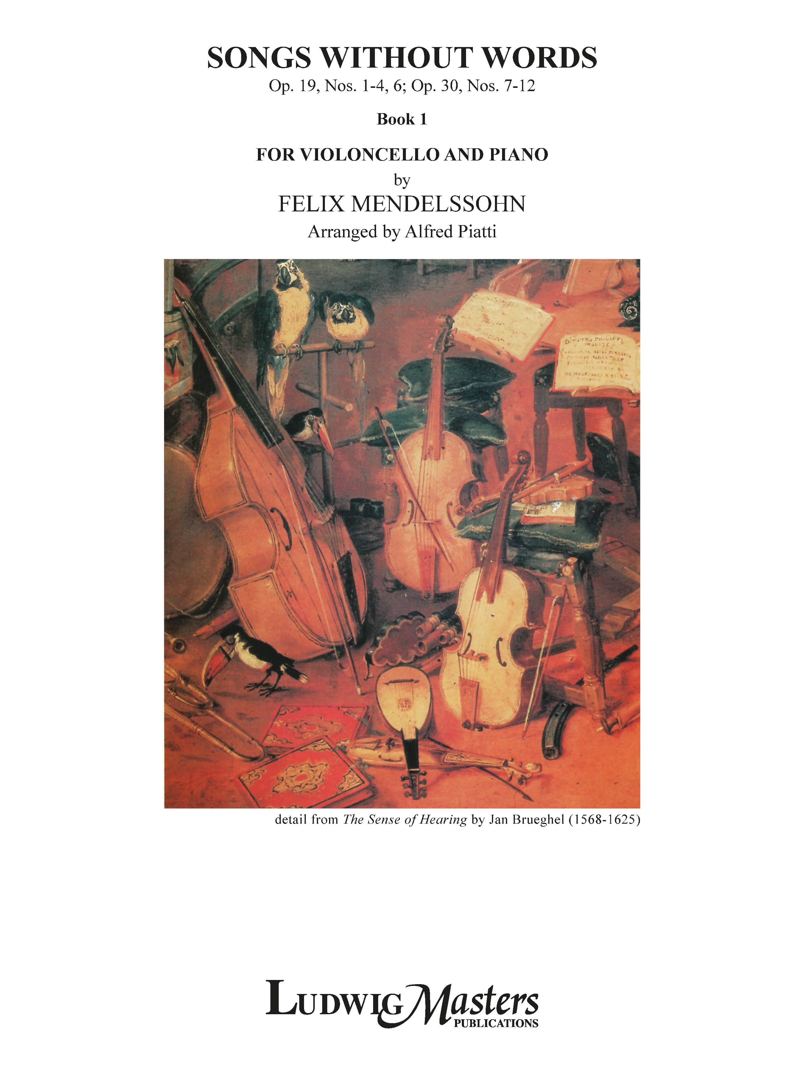 Songs Without Words (Lieder ohne Worte), Book 1 Cover Image