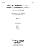 Intermezzo from Cavalleria Rusticana for String Orchestra (Simpson) Cover Image