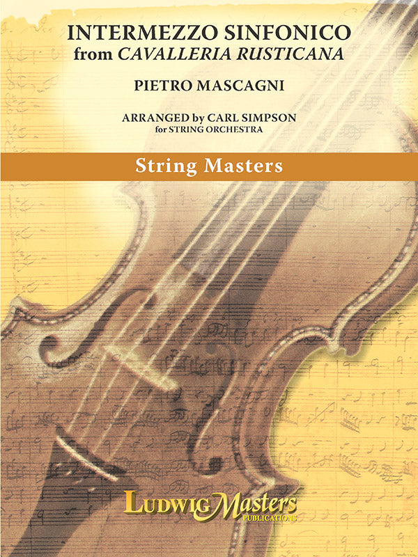 Intermezzo from Cavalleria Rusticana for String Orchestra (Simpson) Cover Image