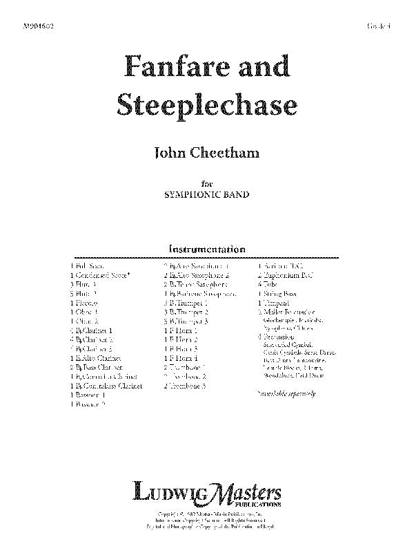 Fanfare and Steeplechase Cover Image
