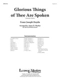 Glorious Things of Thee Are Spoken (Austrian Hymn) Cover Image