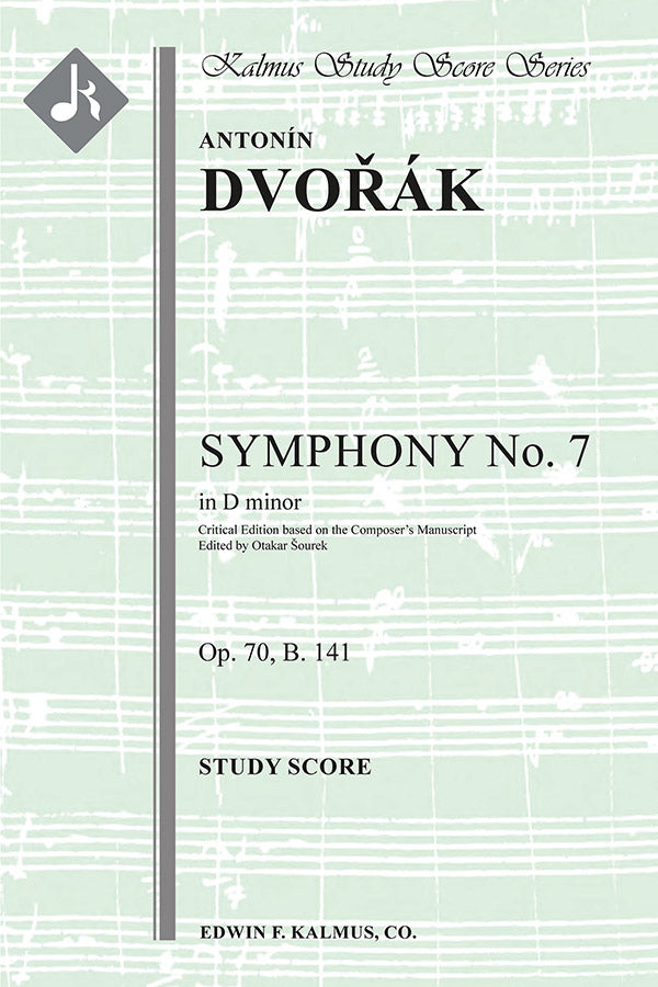 Symphony No. 7 in D minor, Op. 70, B. 141 (critical edition) Cover Image
