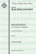 Rhapsody on a Theme of Paganini, Op. 43 Cover Image