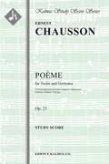 Poeme for Violin and Orchestra, Op. 25 Cover Image