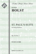 St. Paul's Suite for String Orchestra, Op. 29/2; H118 Cover Image