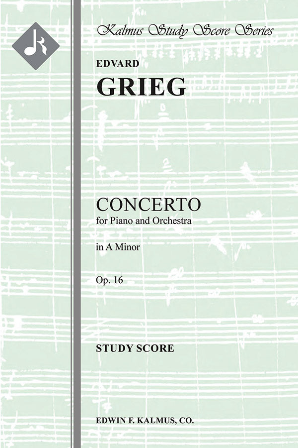 Concerto for Piano in A minor, Op. 16 Cover Image