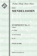 Symphony No. 4 in A, Op. 90 "Italian" Cover Image
