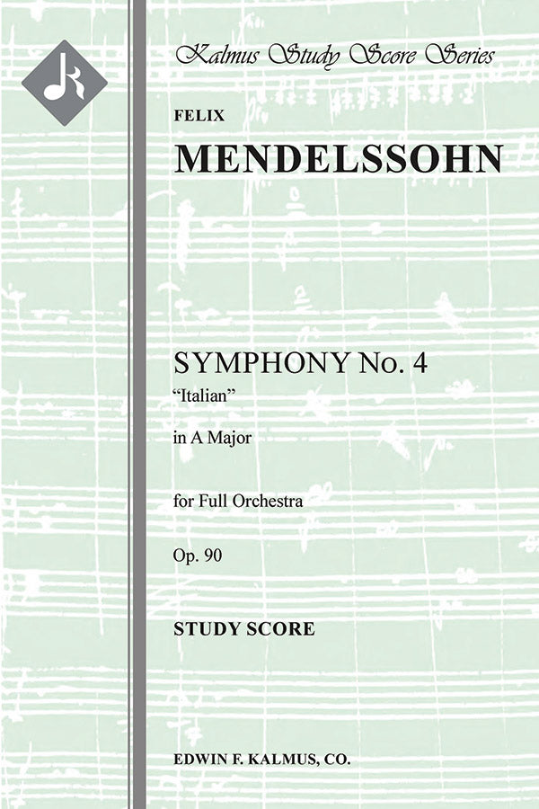 Symphony No. 4 in A, Op. 90 "Italian" Cover Image