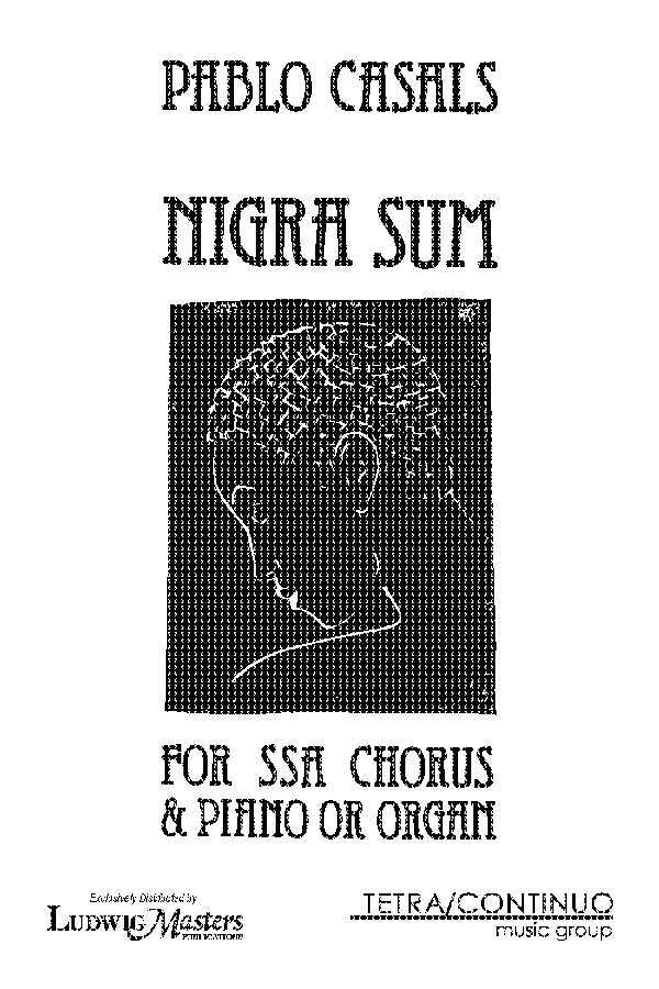Nigra Sum (I Am Black) SSA Cover Image
