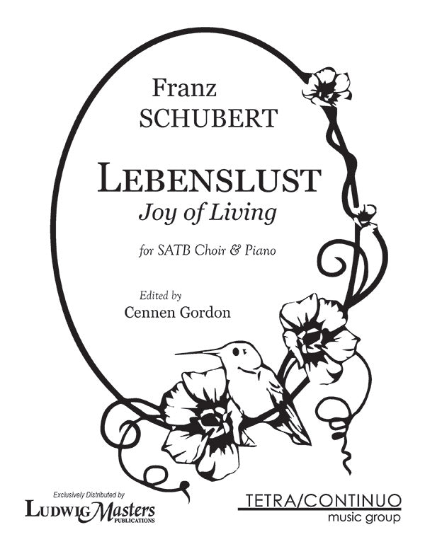 Lebenslust for SATB Chorus and Piano Cover Image
