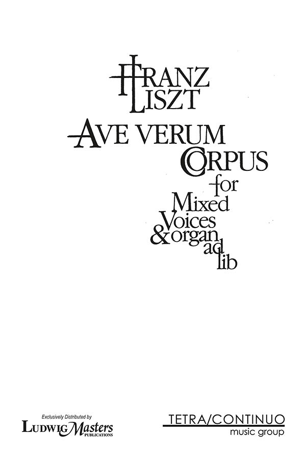 Ave Verum Corpus, S. 44 Cover Image