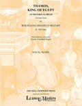 Thamos, Koenig in Aegypten, K. 345/336a (Thamos, King of Egypt): Incidental Music (German) Cover Image