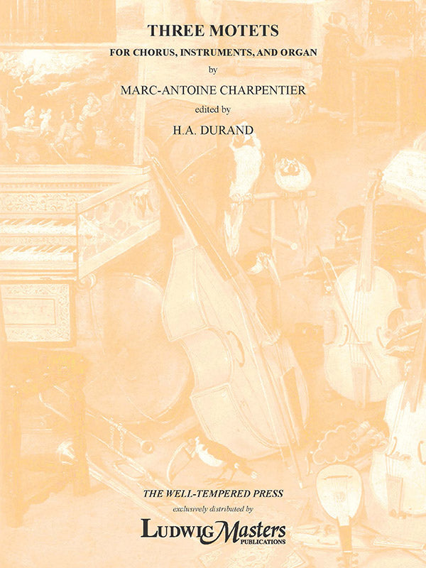 Three Motets for Mixed Chorus, Chamber Ensemble and Organ Cover Image