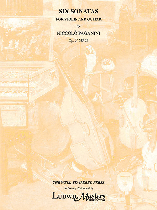 Six Sonatas for Violin and Guitar, Op. 3/MS 27 Cover Image