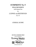 Symphony No. 9 in D minor, Op. 125 'Choral' (choral score) Cover Image