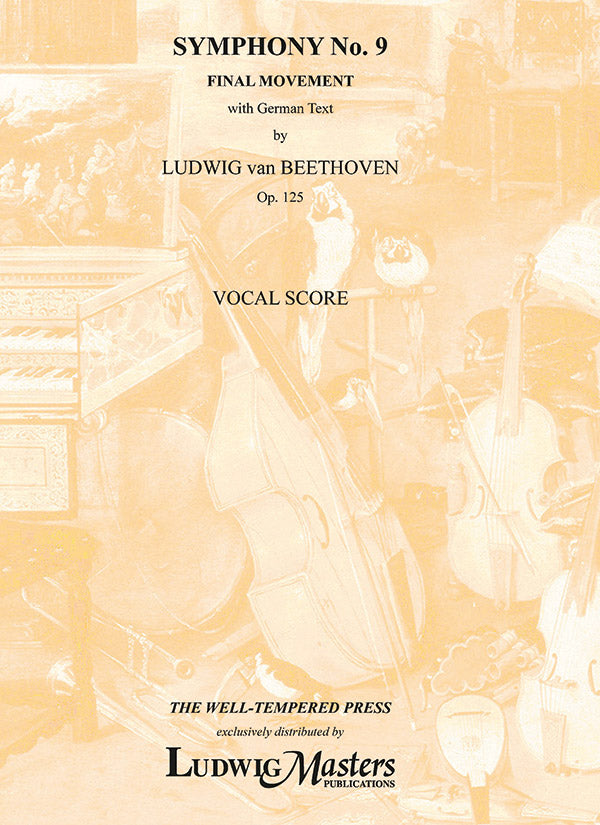 Symphony No. 9 in D minor, Op. 125 'Choral' (vocal score) Cover Image