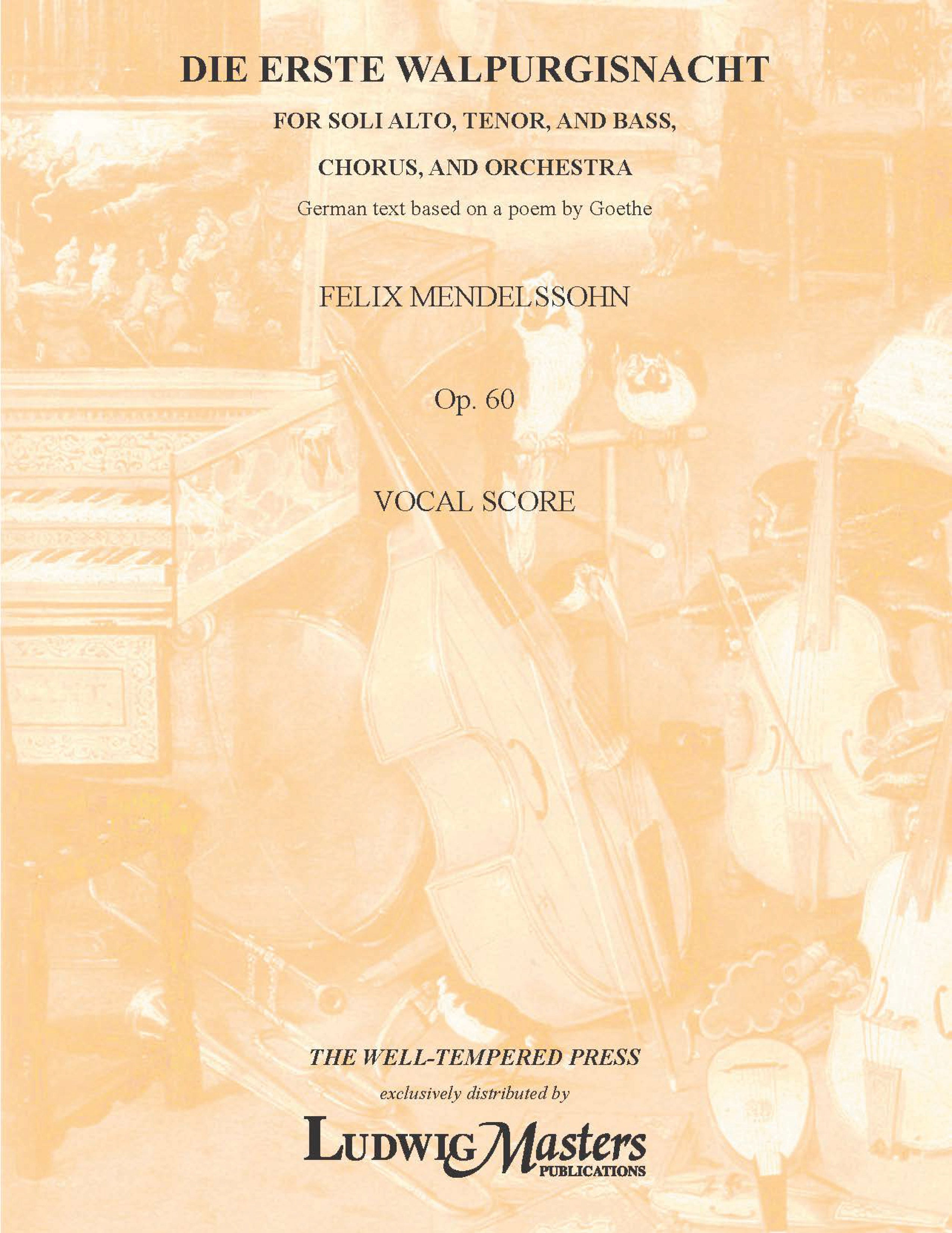 Die Erste Walpurgisnacht, Op. 60 (German text only) Cover Image