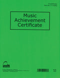 Music Achievement Certificate (Pack of 12) Cover Image