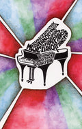 Schaum Recital Programs (Blank) #24: Jeweled Retro Piano Cover Image