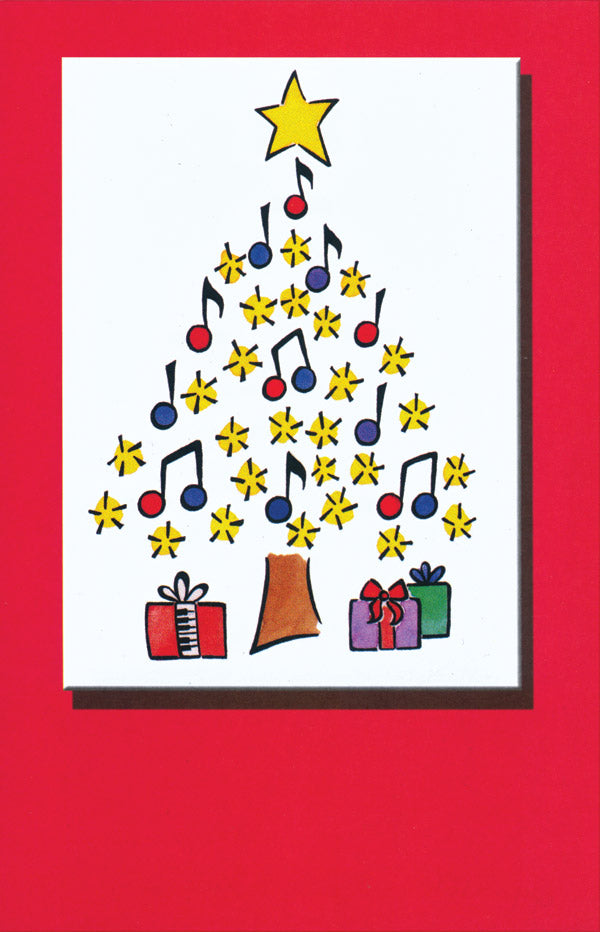 Schaum Recital Programs (Blank) #59: Christmas Note Tree Cover Image