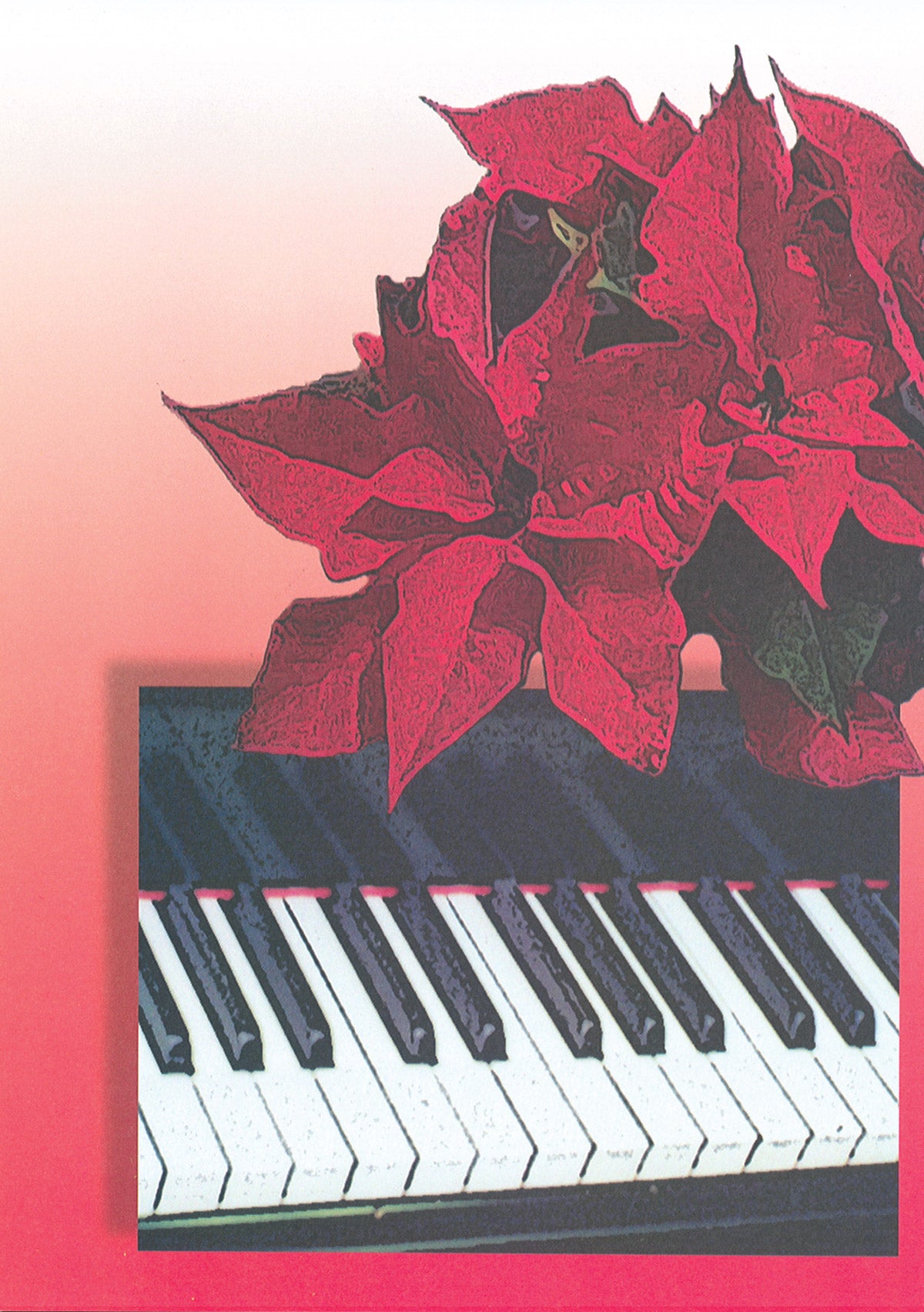 Schaum Recital Programs (Blank) #61: Poinsettia and Piano Cover Image