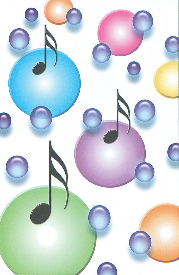 Schaum Recital Programs (Blank) #68: Notes and Bubbles Cover Image