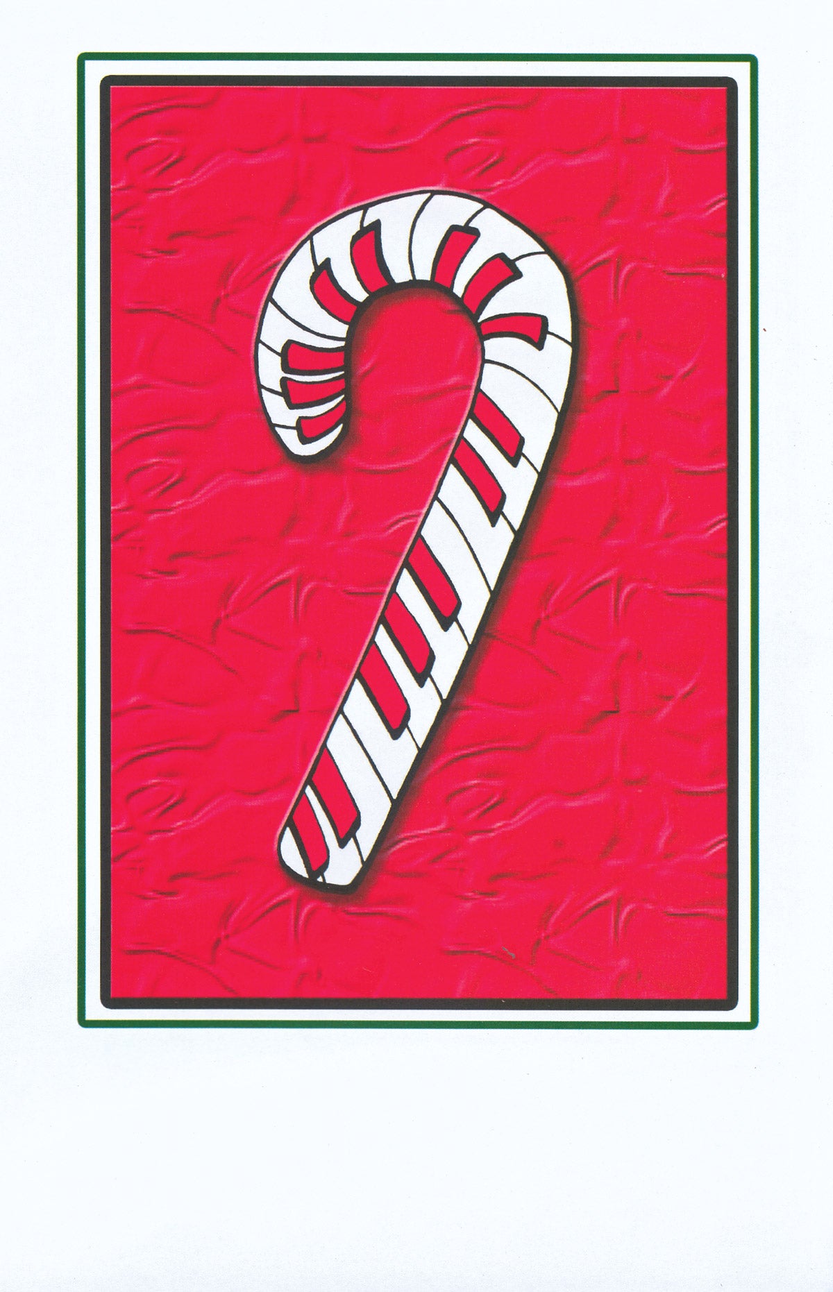 Schaum Recital Programs (Blank) #70: Keyboard Candy Cane Cover Image