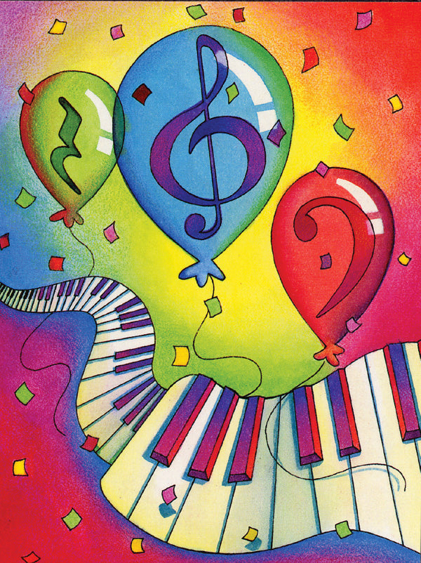 Greeting Cards: Piano Party (Pack of 12) Cover Image