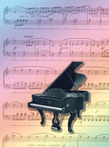 Greeting Cards: Rainbow Piano (Pack of 12) Cover Image