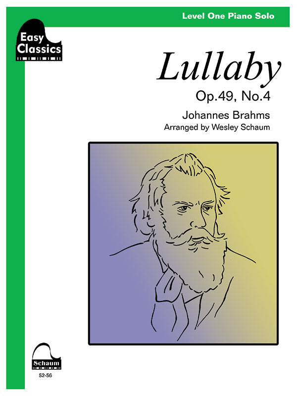 Easy Classics: Lullaby, Opus 49, No. 4 Cover Image