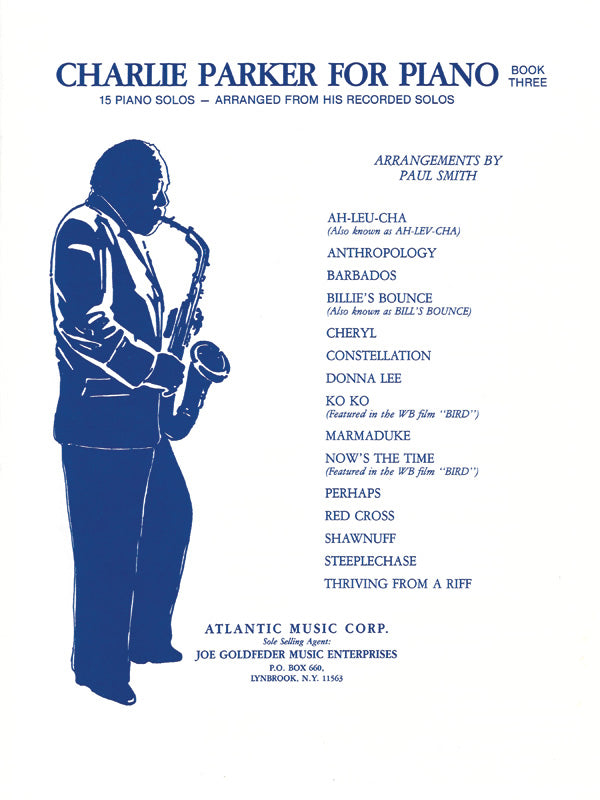 Charlie Parker for Piano, Book 3 Cover Image
