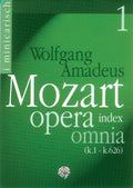 Wolfgang Amadeus Mozart: Opera Omnia Index, Volume 1 (K. 1 - K. 277) Cover Image