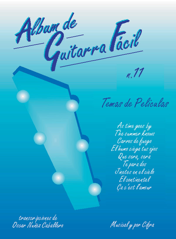 Album de Guitarra Facil N.11: Temas de Películas Cover Image