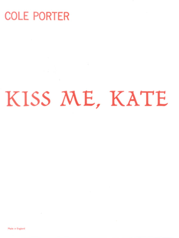 Kiss Me Kate Cover Image