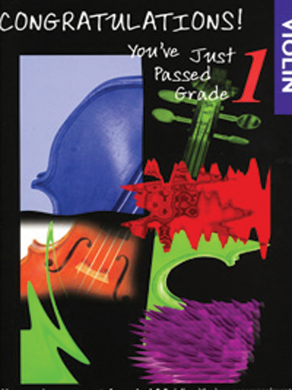 Congratulations! You've Just Passed Grade 1 Violin Cover Image