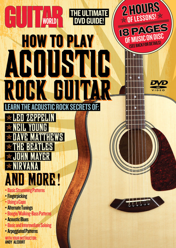 Guitar World: How to Play Acoustic Rock Guitar Cover Image
